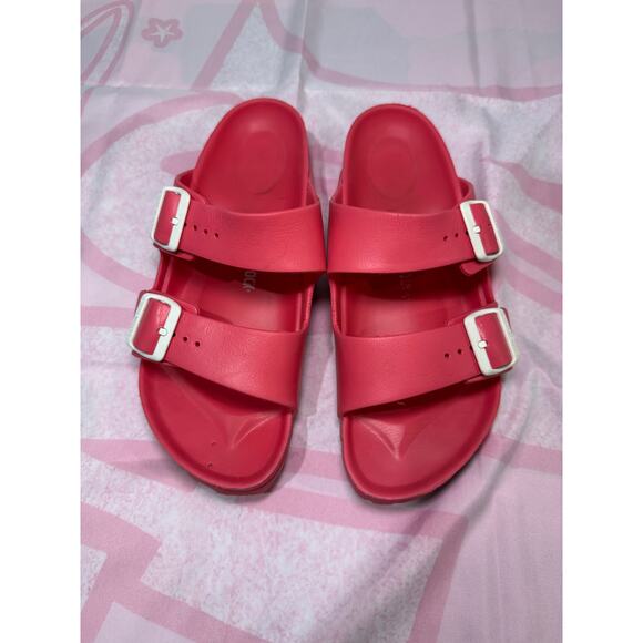 Birkenstock Arizona Essentials – Red EVA Sandals (Size 11) - Picture 4 of 8
